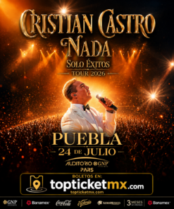 Cristian Castro 24 de julio 2026 – Nada Solo Éxitos Tour 2026 | Puebla